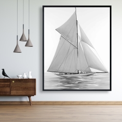 Framed 48 x 60 - Sailing ship