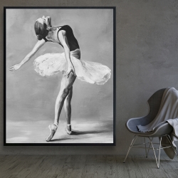 Encadré 48 x 60 - Danseuse de ballet classique