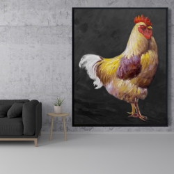 Framed 48 x 60 - Beautiful rooster 2