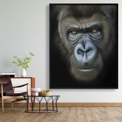 Framed 48 x 60 - Gorilla face