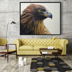 Encadré 48 x 60 - Aigle à tête brune