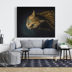 Encadré 48 x 60 - Chat de bengale