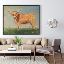 Framed 48 x 60 - Daisy the highland cow