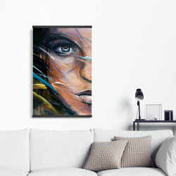 Magnétique 20 x 30 - Visage de femme coloré