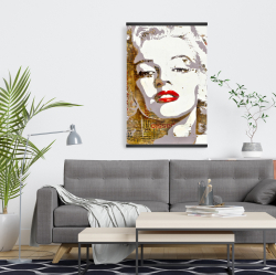 Magnétique 20 x 30 - Marilyn monroe et typographie