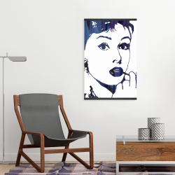 Magnétique 20 x 30 - Audrey hepburn: cigarillo