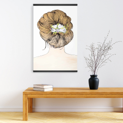 Magnétique 20 x 30 - Fleurs dans les cheveux blond