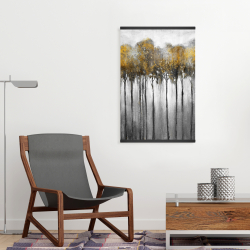 Magnetic 20 x 30 - Abstract yellow forest