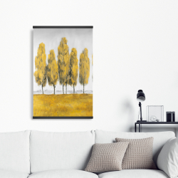 Magnétique 20 x 30 - Arbres jaunes abstraits