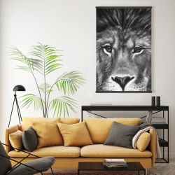 Magnétique 20 x 30 - Portrait de lion