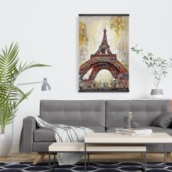 Magnétique 20 x 30 - Tour eiffel abstraite