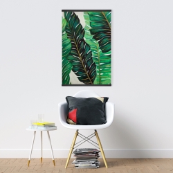 Magnétique 20 x 30 - Feuilles de plantes exotiques