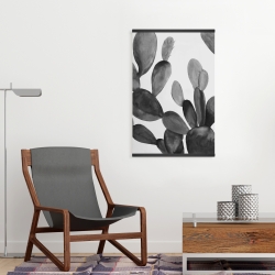 Magnétique 20 x 30 - Cactus en tons de gris