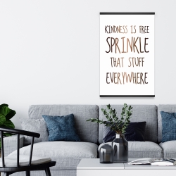 Magnétique 20 x 30 - Kindness is free sprinkle that stuff everywhere