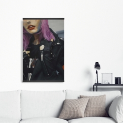 Magnétique 20 x 30 - Jeune femme punk