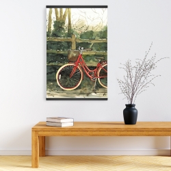 Magnetic 20 x 30 - Riding in the woods by bicycle