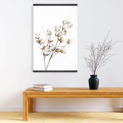 Magnétique 20 x 30 - Une branche de fleurs de coton