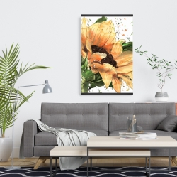 Magnétique 20 x 30 - Tournesol en fleuraison