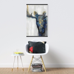 Magnetic 20 x 30 - Blue moose