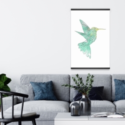 Magnetic 20 x 30 - Geometric hummingbird