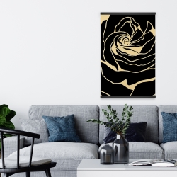 Magnetic 20 x 30 - Silhouette of a rose