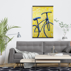 Magnétique 20 x 30 - Bicyclette bleue