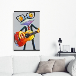 Magnetic 20 x 30 - Funny frog playing guitar