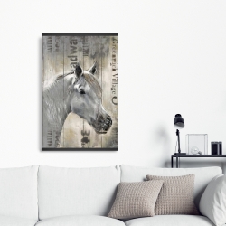 Magnetic 20 x 30 - Rustic white horse