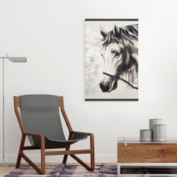 Magnétique 20 x 30 - Alpha le cheval blanc