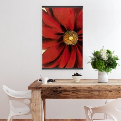 Magnétique 20 x 30 - Marguerite rouge