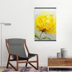 Magnétique 20 x 30 - Fleur jaune touffue