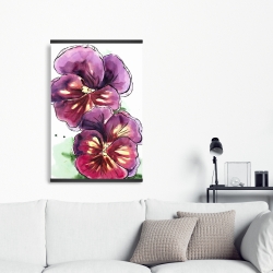 Magnétique 20 x 30 - Deux orchidées en fleuraison