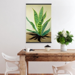 Magnétique 20 x 30 - Plante succulente langue de belle-mère