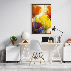 Magnétique 20 x 30 - Fleurs jaunes modernes