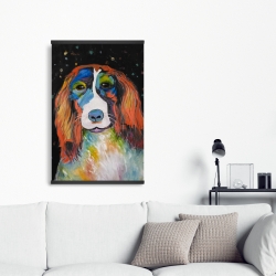 Magnétique 20 x 30 - Chien coloré