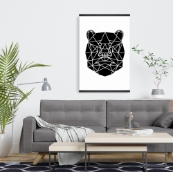 Magnetic 20 x 30 - Geometric bear head