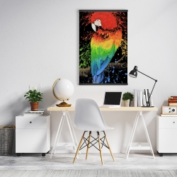 Magnétique 20 x 30 - Perroquet arc-en-ciel