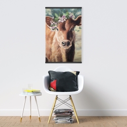 Magnetic 20 x 30 - Cute jersey cow