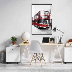 Magnétique 20 x 30 - Bus rouge londonien