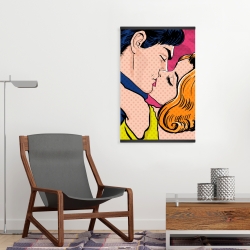 Magnetic 20 x 30 - Pop art style couple