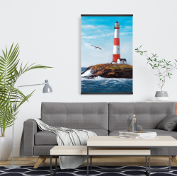 Magnetic 20 x 30 - Lighthouse at the edge of the sea