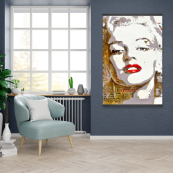 Magnétique 28 x 42 - Marilyn monroe et typographie