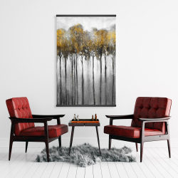 Magnetic 28 x 42 - Abstract yellow forest