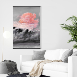 Magnétique 28 x 42 - Nuages roses