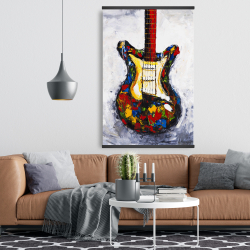 Magnétique 28 x 42 - Guitare colorée