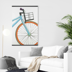 Magnetic 28 x 42 - Orange and blue bike