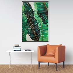 Magnétique 28 x 42 - Feuilles de plantes exotiques