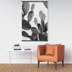 Magnétique 28 x 42 - Cactus en tons de gris