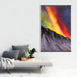 Magnetic 28 x 42 - Aurora borealis in the mountain