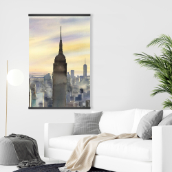 Magnetic 28 x 42 - Sunset over new york city